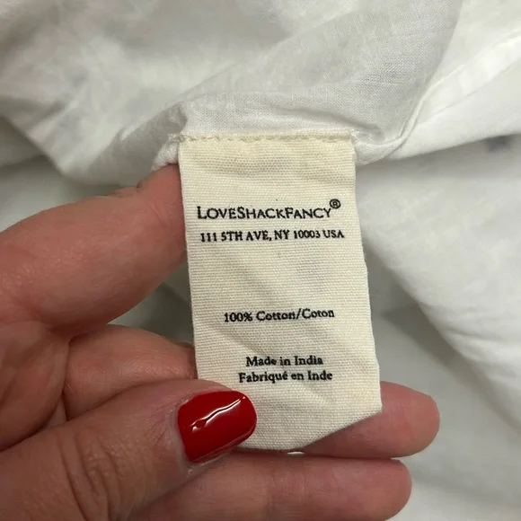 NWT LoveShackFancy Deanna Halter Mini Dress Ivory Starlight Size XXL - Picture 8 of 13